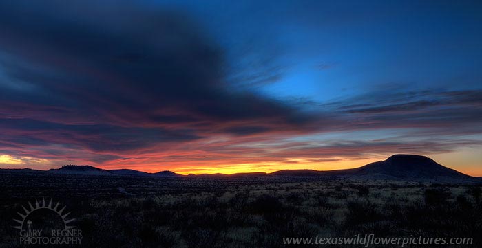 Davis Mountain Dusk