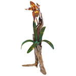 Orchid on Driftwood - Copper Metal Art Sculpture by Gary Regner