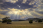 Hill Country Autumn - Texas Landscape Sunset by Gary Regner